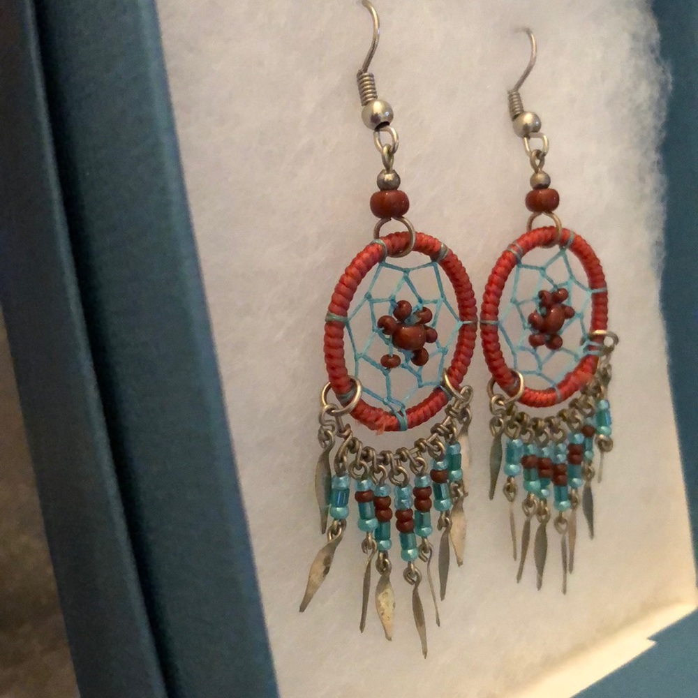 Dream catcher earrings